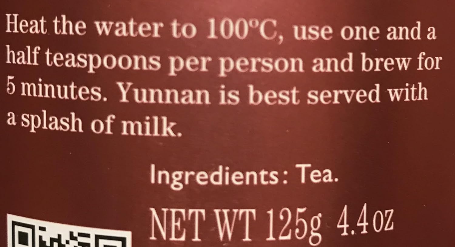 Fortnum & Mason British Tea, Yunnan 125g Loose Tea in a Gift Tin Caddy (1 Pack)