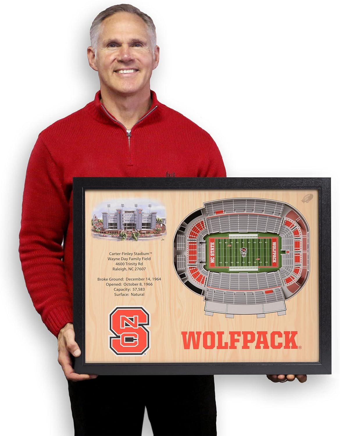 YouTheFan NCAA 25-Layer StadiumView Wall Art