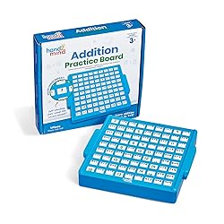 hand2mind Addition Practice Board, Math Facts Games, Number Games, Math Manipulatives Kindergarten, Educational Toys, Kids Learning Toys, Math Centers for Classroom, Preschool Learning Activities