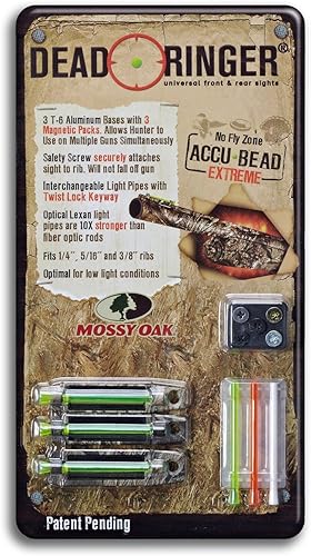 Miniatura 3 de Dead Ringer Bead - Mira de escopeta universal, perfil bajo, vista frontal, compatible con todos las escopetas acanaladas