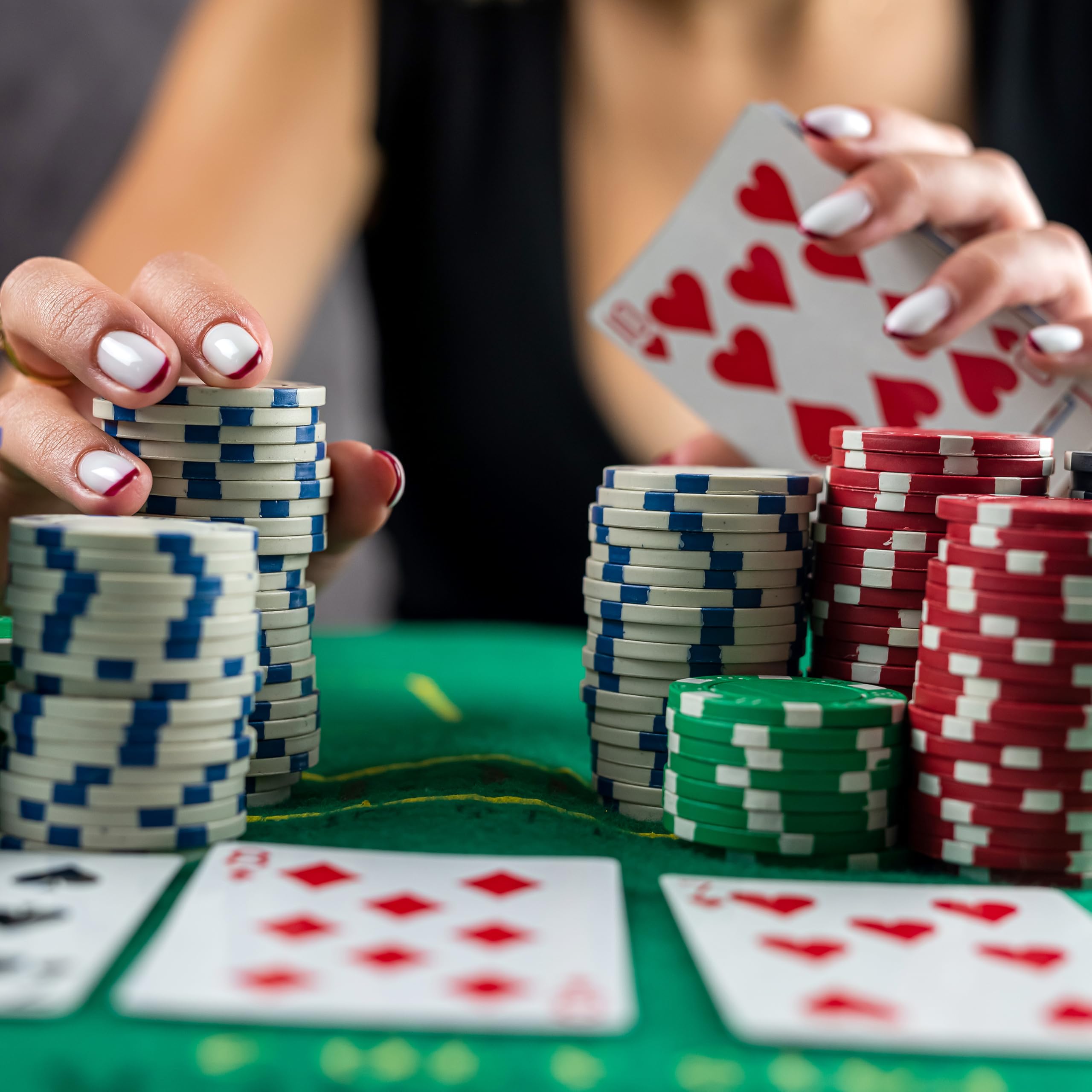 Juego de póquer 300 piezas Texas Holdem maletín fichas cartas alfombrilla Kyto