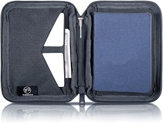 FIREDOG Passport Holder for Travel,RFID Blocking Passport Holder & Travel Wallet for Men and Women - Secure Organizer Multiple Card Slots, Holds Passports, Cards, Tickets, ID, Cash Holder(Grey)