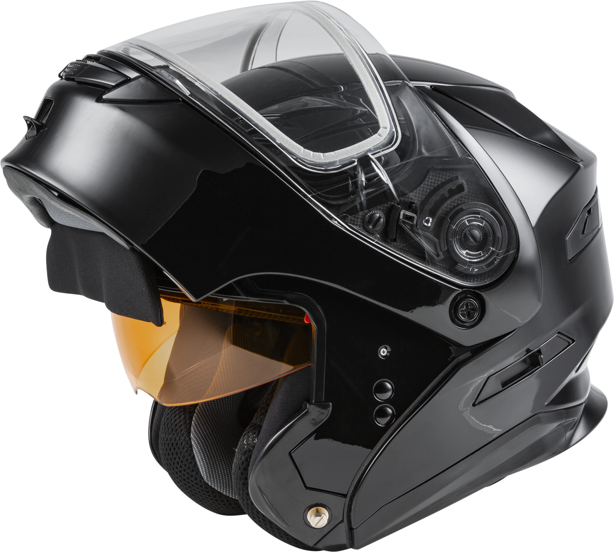 Amazon.com: GMAX MD-01S Modular Snow Helmet Black XS : Sports