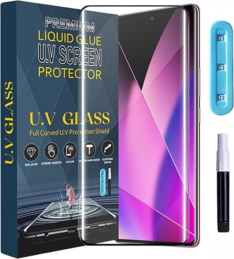 Designerz hub® Vivo V50 Pro 5G Premium Adavnced Glue UV Curved Tempered Glass | HD clarity Full Edge Protection With Installation Kit for Vivo V50…