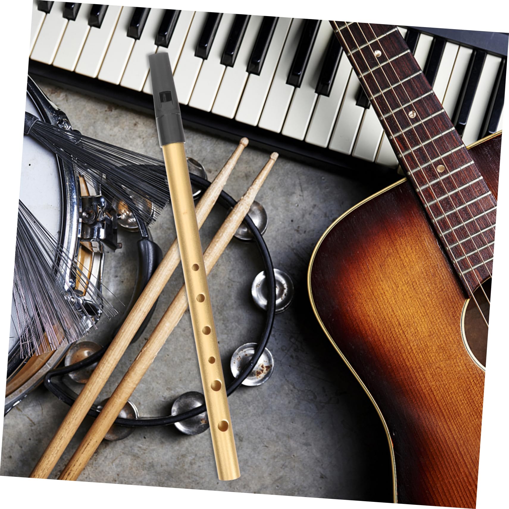 BESTonZON Beginner Wind Instrument d Key Clarinet 6-hole Student Practice Clarinet Material