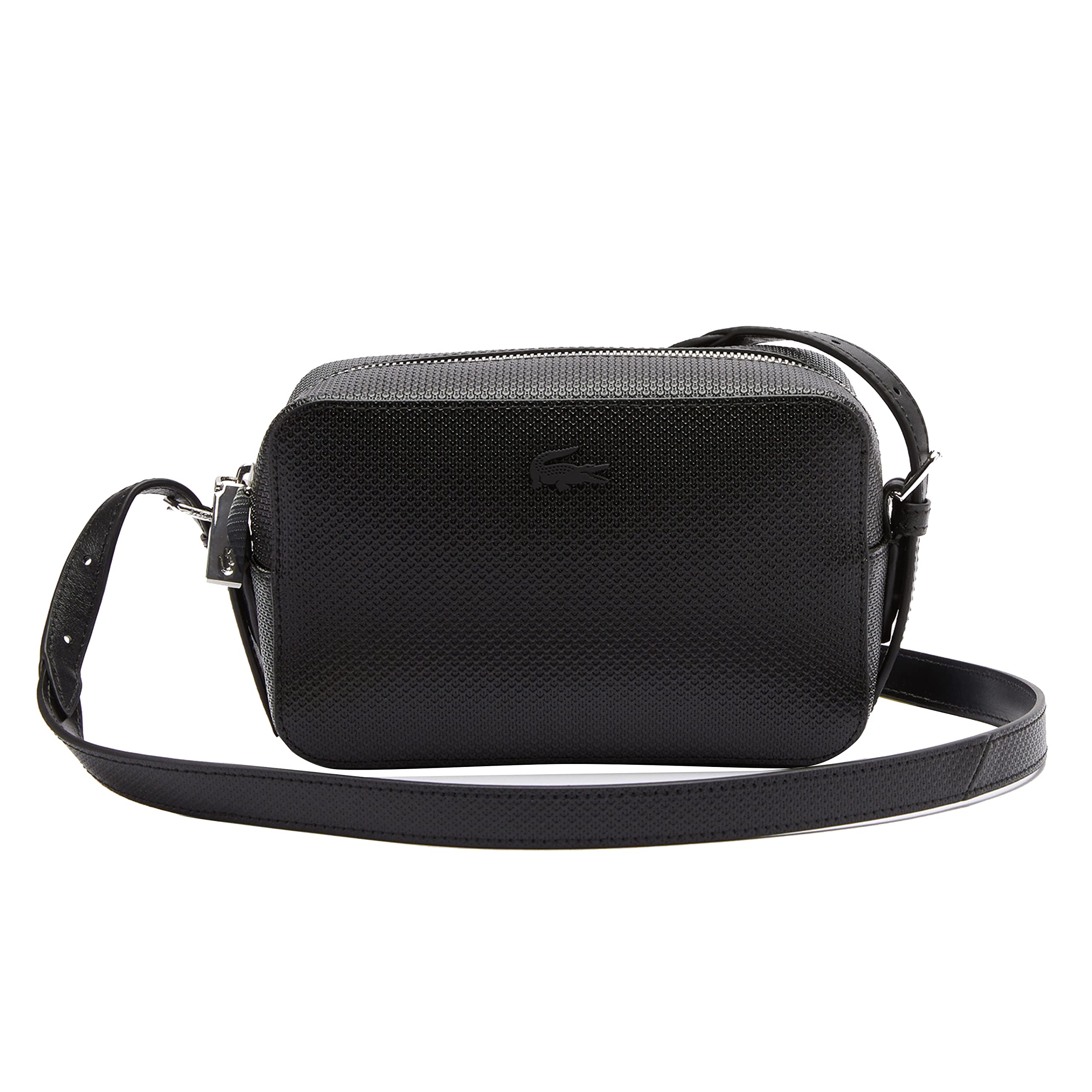 Lacoste - Bolso bandolera unisex para adulto Chantaco de piel picada