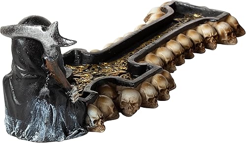 Miniatura 4 de Grim Reaper - Quemador de incienso de poliresina con colector de cenizas