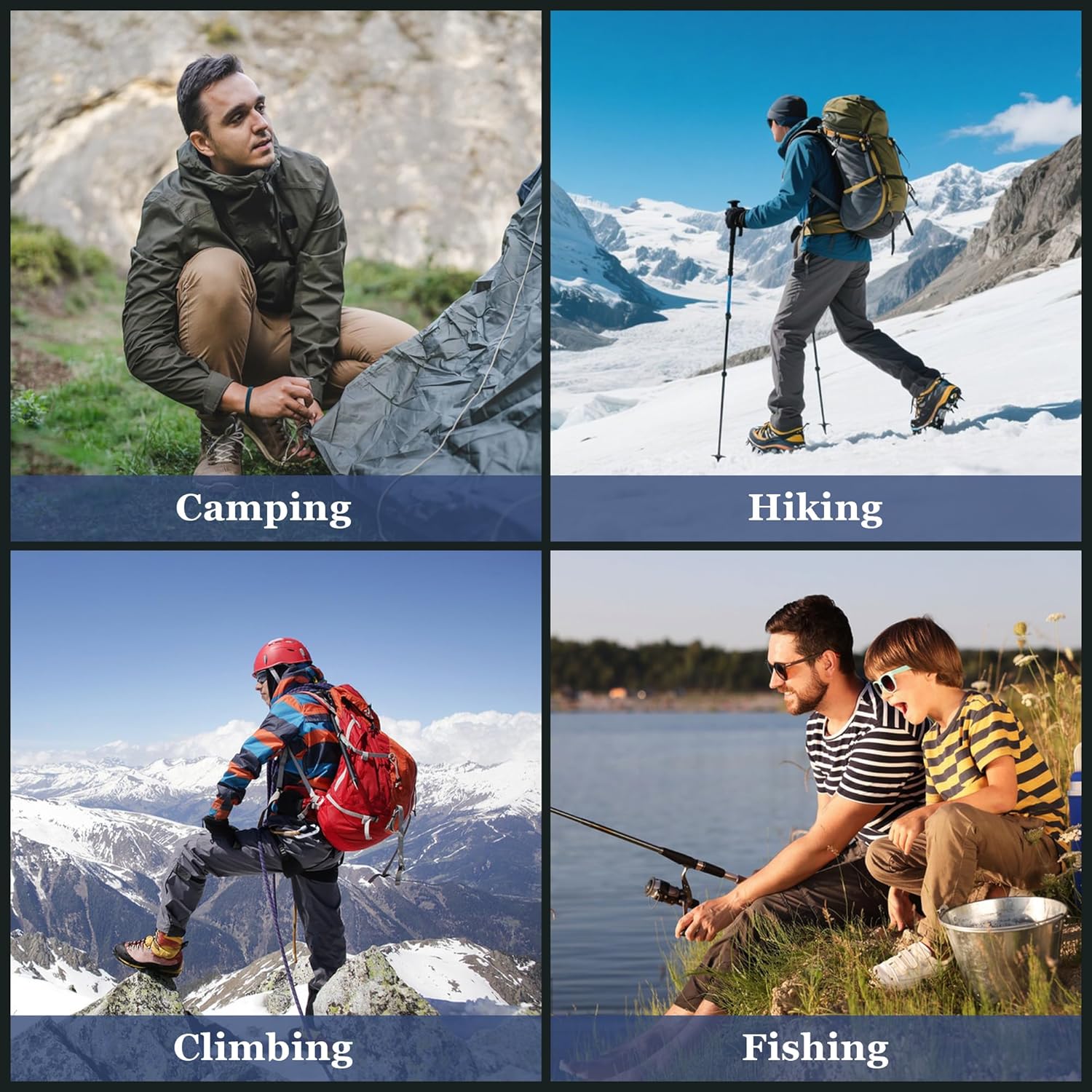 Survival Kit Advent Calendar 2025 for Men, 24 Day Christmas Countdown Surprise Gift with Outdoor Survival Tools for Teen Boys Men Outdoor Enthusiasts Hiking, Camping, Hunting, Fishing - Image 6