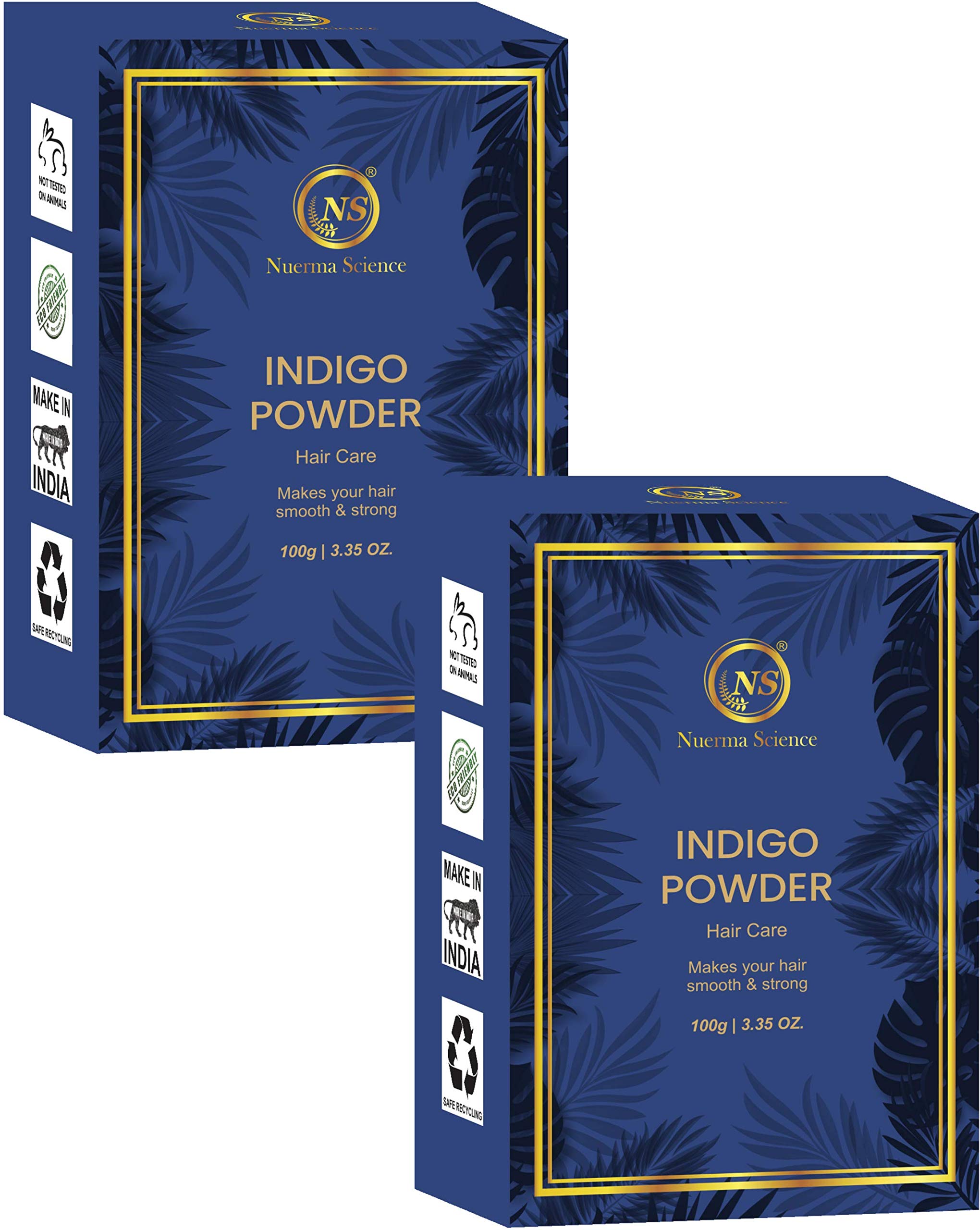 Nuerma Science Indigo Powder For Black Hair Color, (Pack of 2 100 GM Each)-picture-32