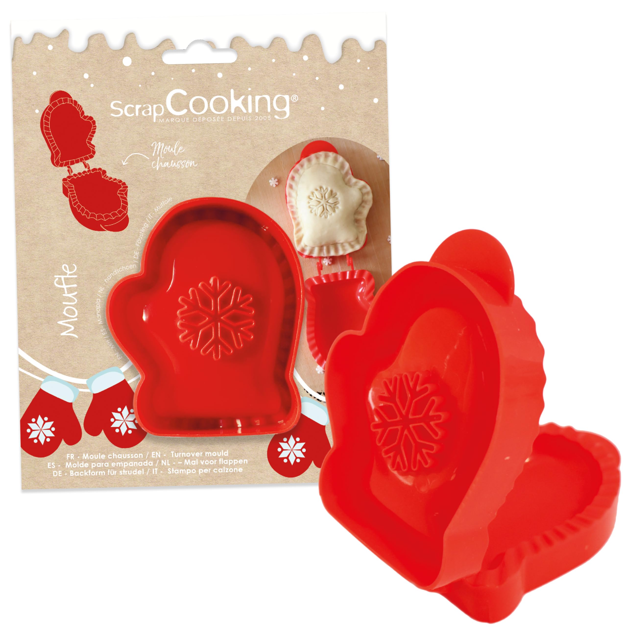 SCRAP COOKING - Slipper Mould - Christmas Mould for Apple Slipper Chocolate - Cake, Pastry, Birthday