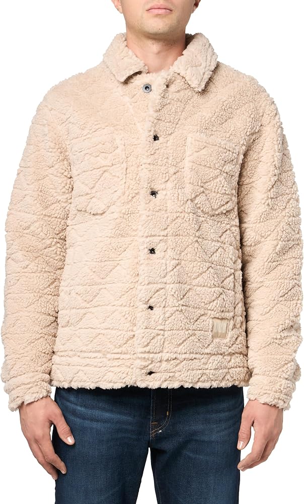 Amazon.com: UGG Men's Janson UGGFLUFF Jacket Novelty, Putty