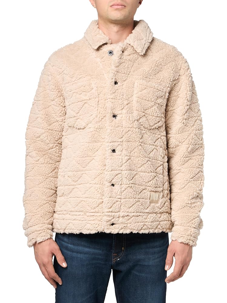 【メンズ】UGG Men's Janson Uggfluff ジャケット Amazon.com: UGG Men's Janson UGGFLUFF Jacket Novelty, Putty