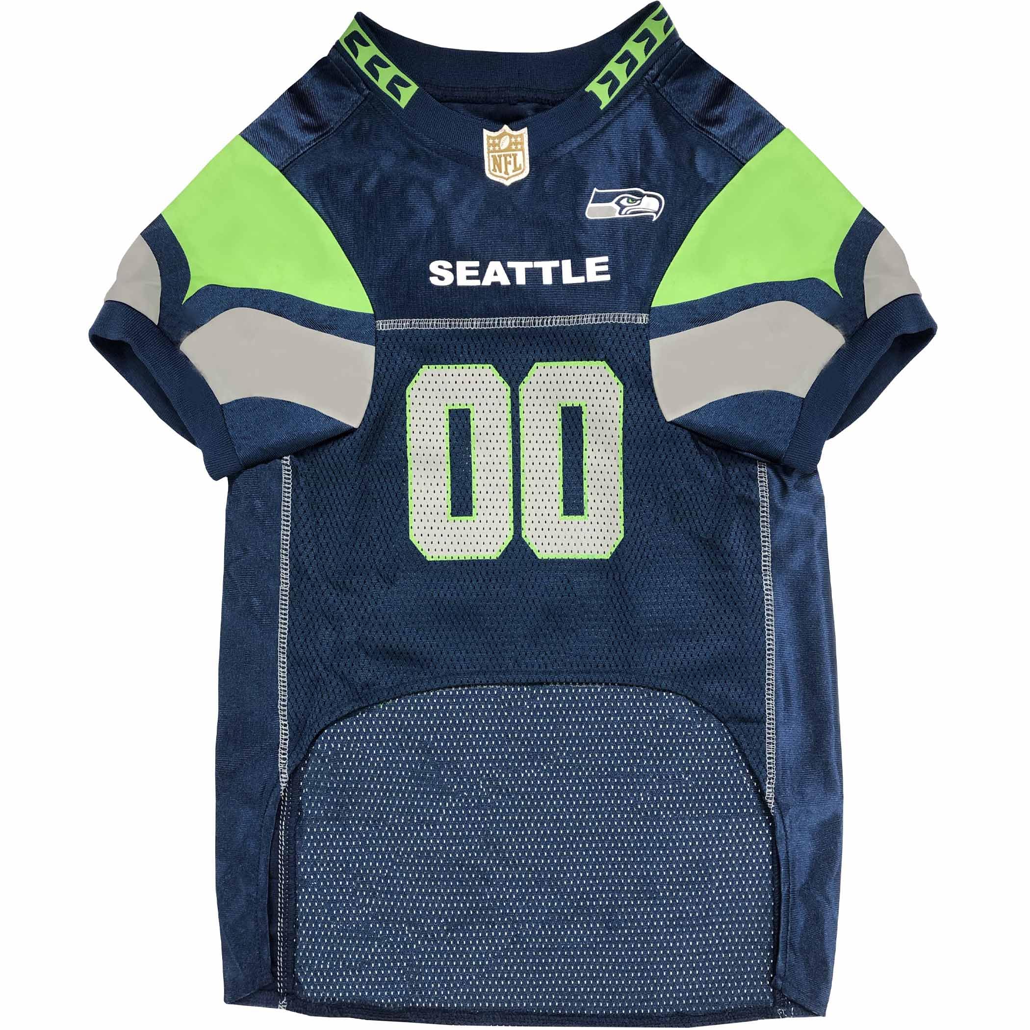 Pets First NFL Seattle Seahawks Dog Jersey, Size Medium. Best Football Jersey Costume for Dogs & Cats. Licensed Jersey Shirt — image 1
