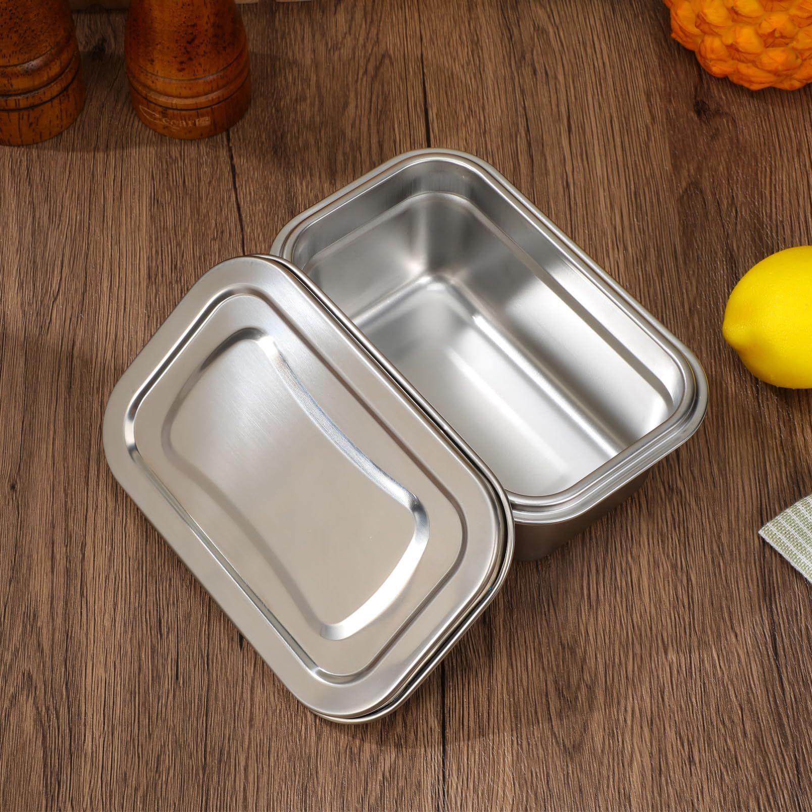 Edelstahl Eiscremebehälter Geschenkideen, Versiegelt, Silber