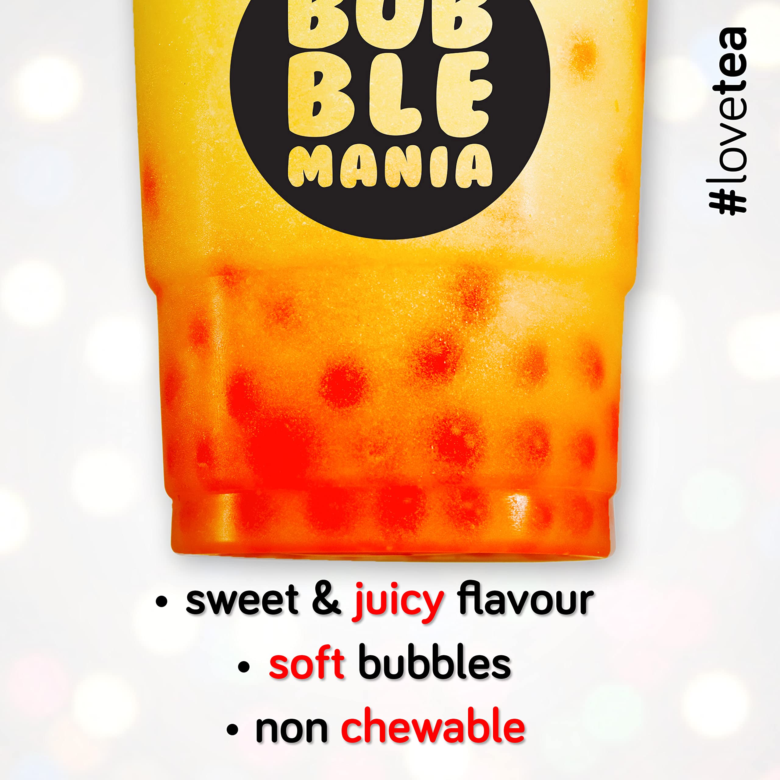 Buy Boba Pearls Popping Boba for Bubble Tea, Bursting Boba Tapioca Pearls (450 g) (Strawberry