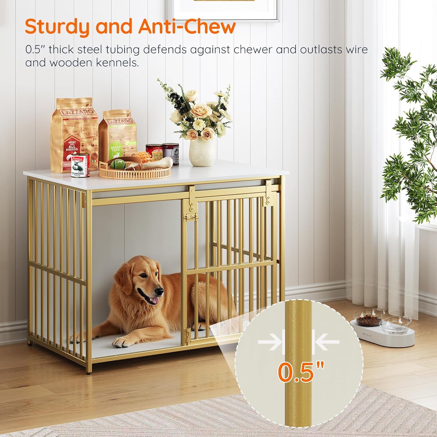 Stylish & Functional: The HOOBRO Dog Crate Furniture Review