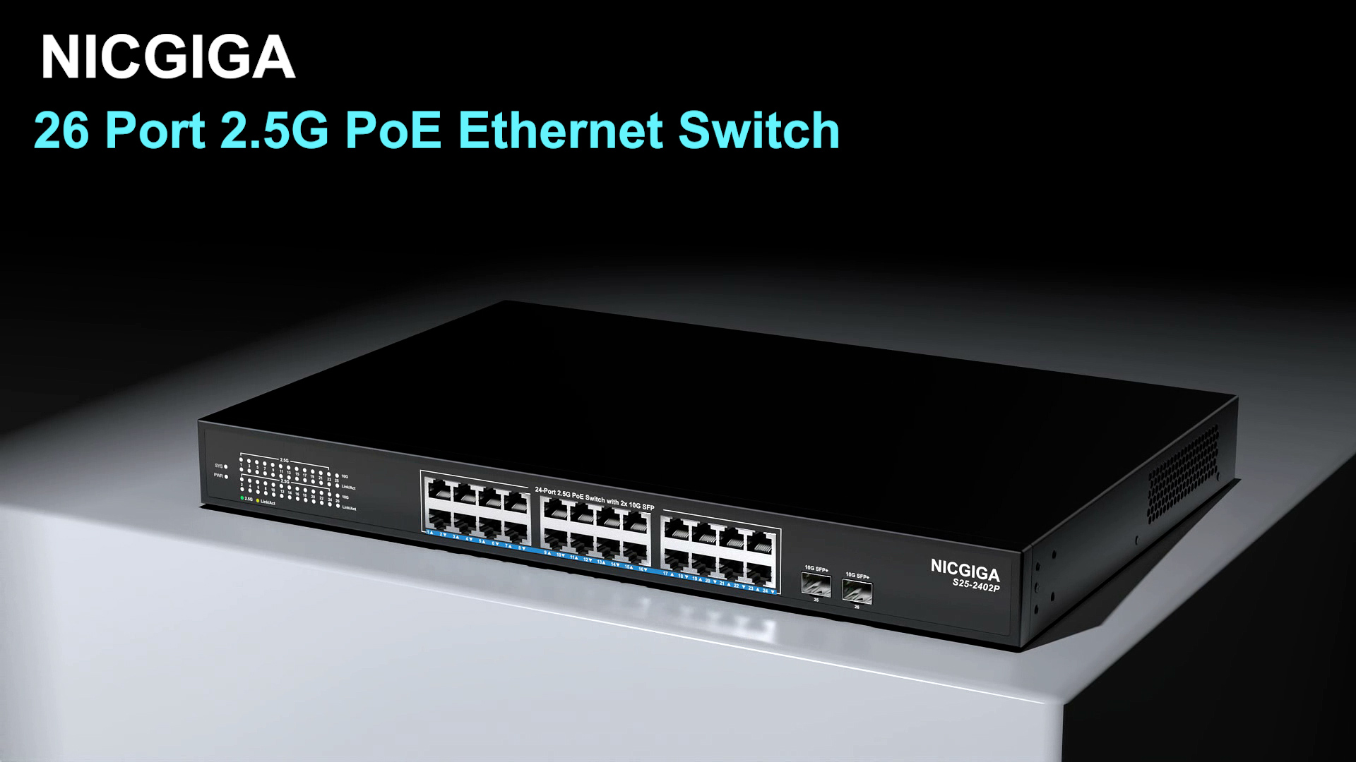 1s225×10 Amazon.com: 9 Port 2.5Gb Unmanaged Ethernet Switch with 8
