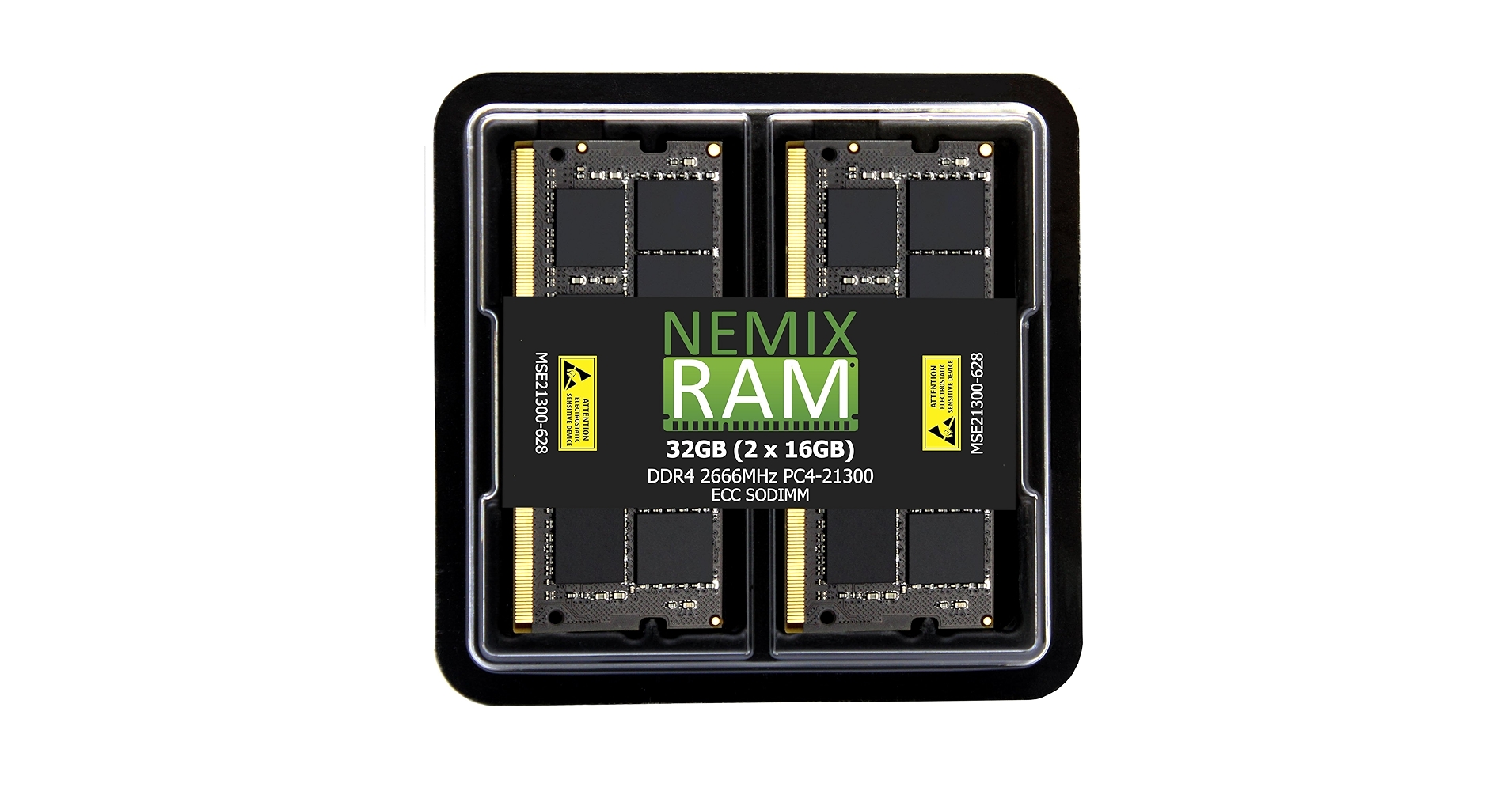 NEMIX RAM 32GB (2X16GB) DDR4 2666MHZ PC4-21300 2Rx8 1.2V