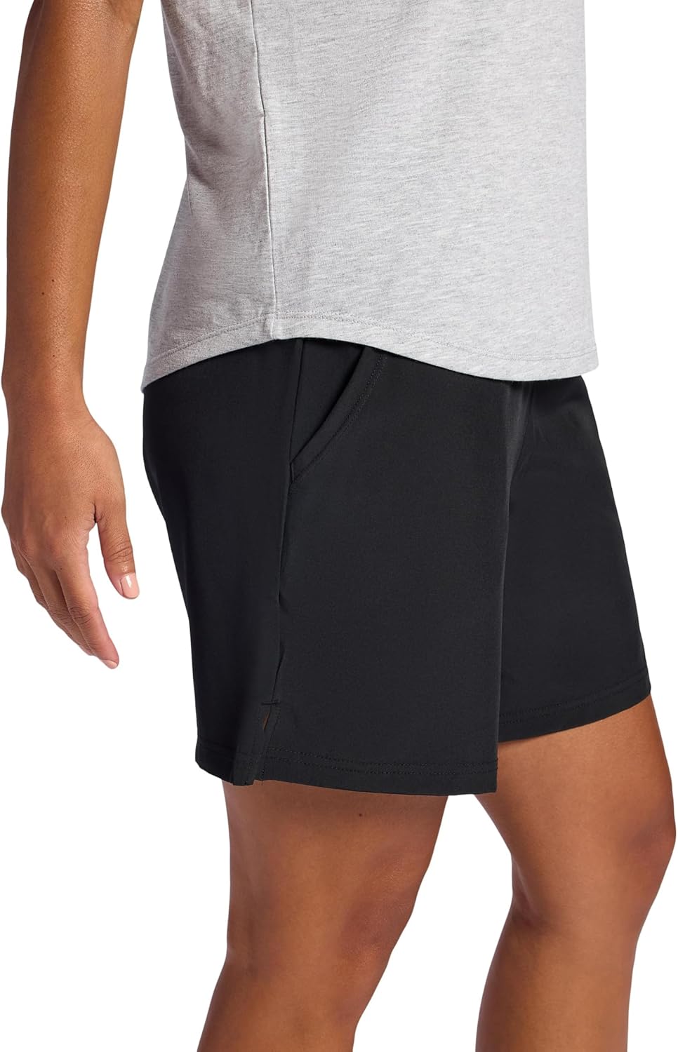 Gaiam Womens Mindful Flower Moon Crewneck T-Shirt, Relaxed Fit, Stretch Lightweight Material, Curved Hem - Image 5