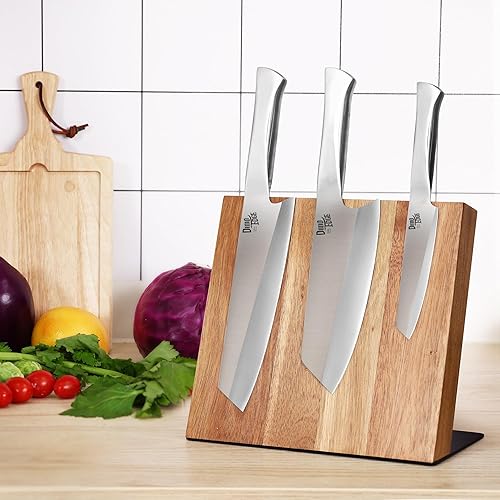 Miniatura 6 de Juego de cuchillos de cocina ultra afilados de 3 piezas, juego de cuchillos de chef de acero inoxidable de alto carbono, cuchillos japoneses