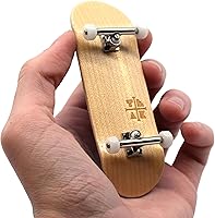 Vista 1 de Teak Tuning 32mm Pro Fingerboard Complete - Fully Assembled with Pro Level Components - Pro Shaped Wooden Deck (32x97mm), UltraSpin Bearing Wheels