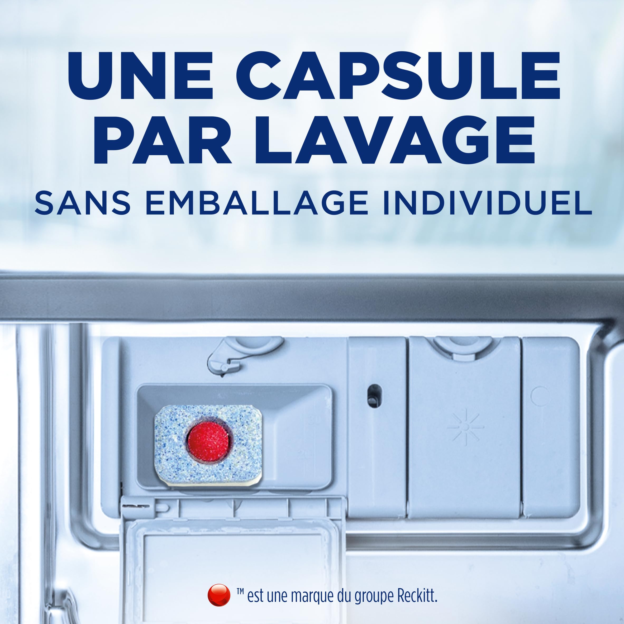 Finish Pastilles Lave-Vaisselle Powerball Comprimé Sans parfum All in One Max - 100 Tablettes Lave-Vaisselle