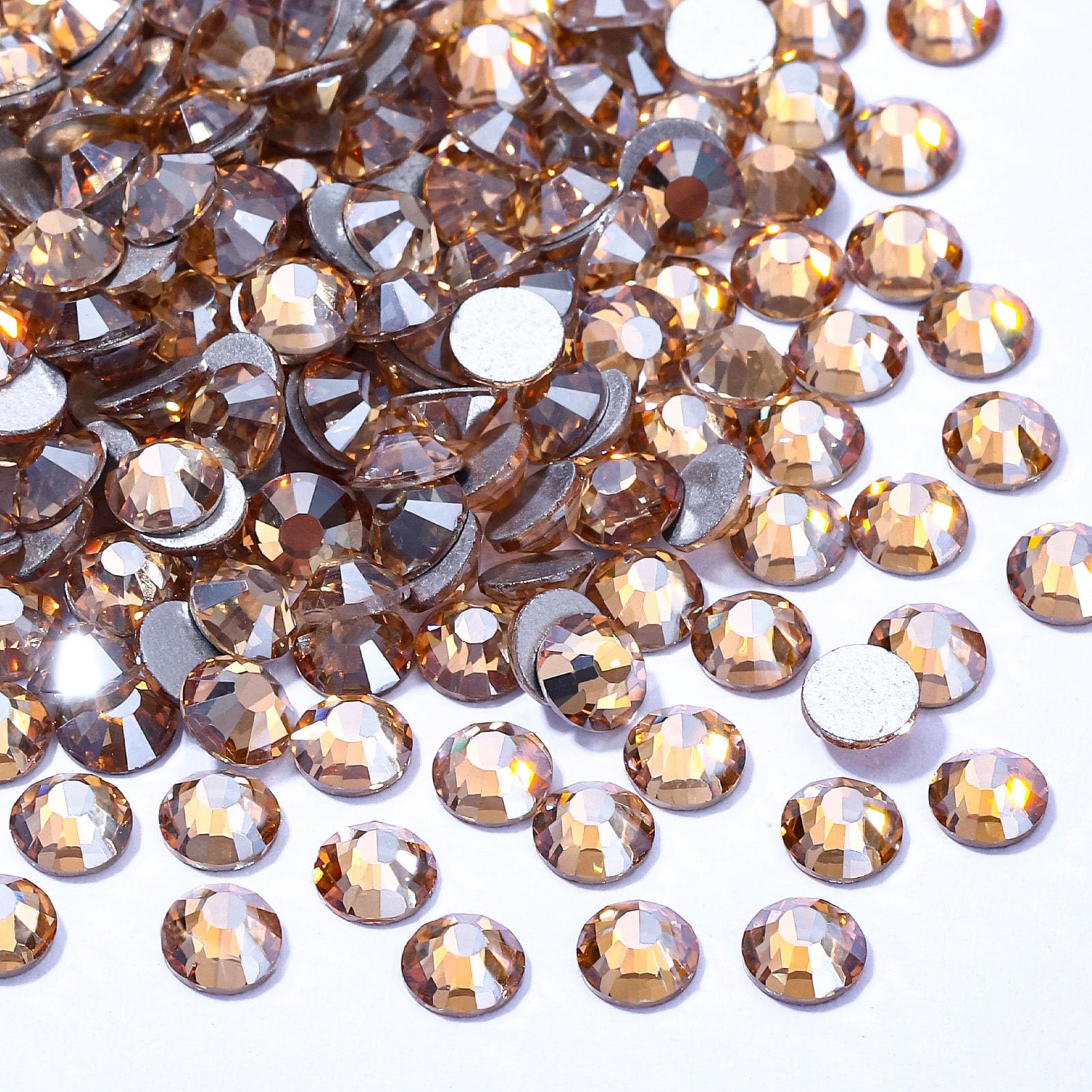 1440PCS Gold Shadow SS16 Flatback Rhinestones(3.8-4.0mm)