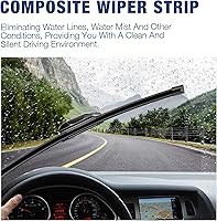 Vista 10 de 28"+20" Limpiaparabrisas frontales para Toyota Sienna 2020 2019 2018 2017 2016 2015 2014 2013 2012 2011 2010 (Juego de 2) Adaptador de gancho J/U