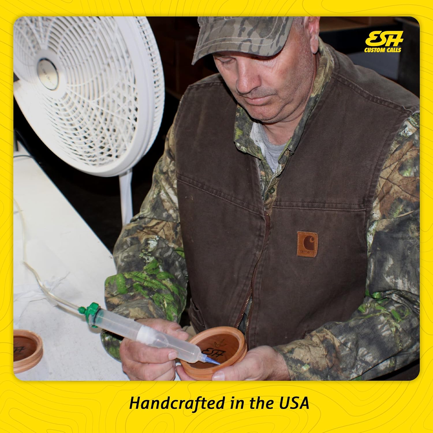 ESH Turkey Pot Calls – Realistic Friction Turkey Calls for Hunting – Easy-Use, High-Volume Pot Calls for Beginners & Pros