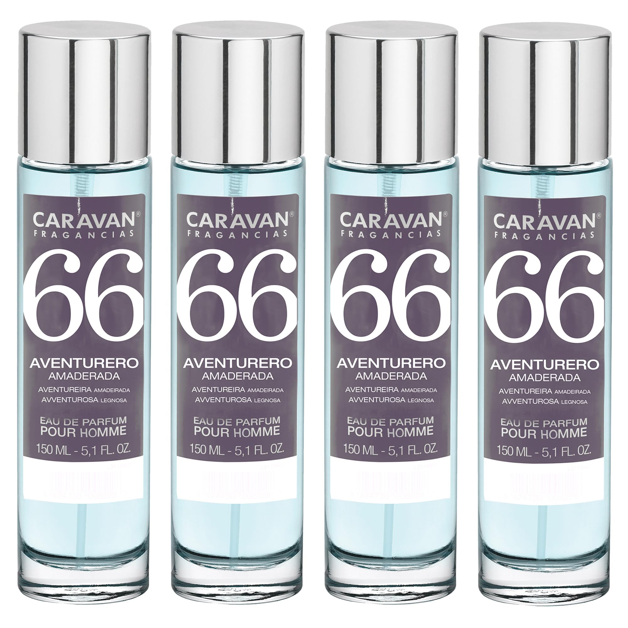 4x Caravan Profumo da uomo n. 66-150 ml.