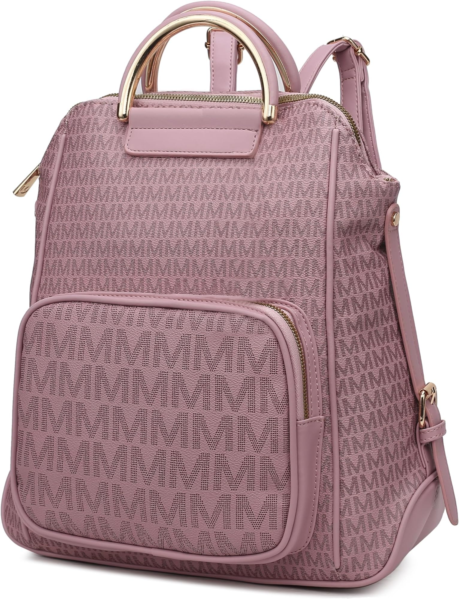 MKF Backpack Purse for Women & Teen Girls – PU Leather Top-Handle Ladies Fashion Travel Pocketbook Bag – Daypack