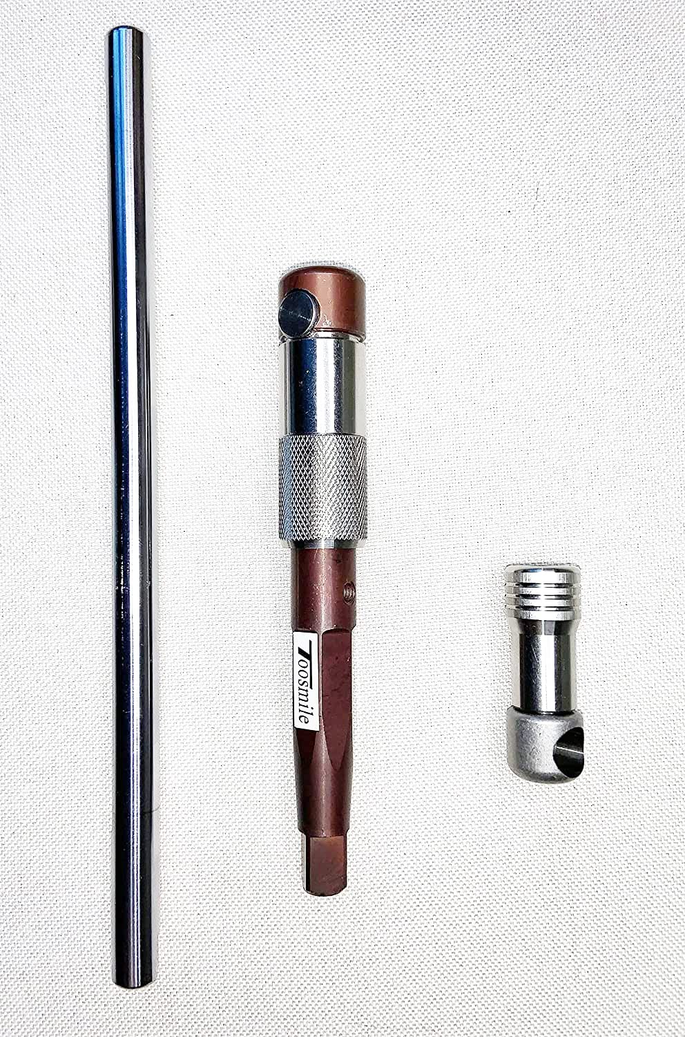 Chiave mandrino tornio, Toosmlie, 7/16 pollici, quadrato 11 mm, coppia regolabile, acciaio legato, forma a T, risparmio di manodopera veloce grande potenza, fresatrice di lavorazione