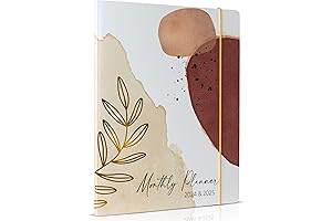 Simplified Monthly Planner 2024-2025: Ultimate Productivity To-Do List Notebook