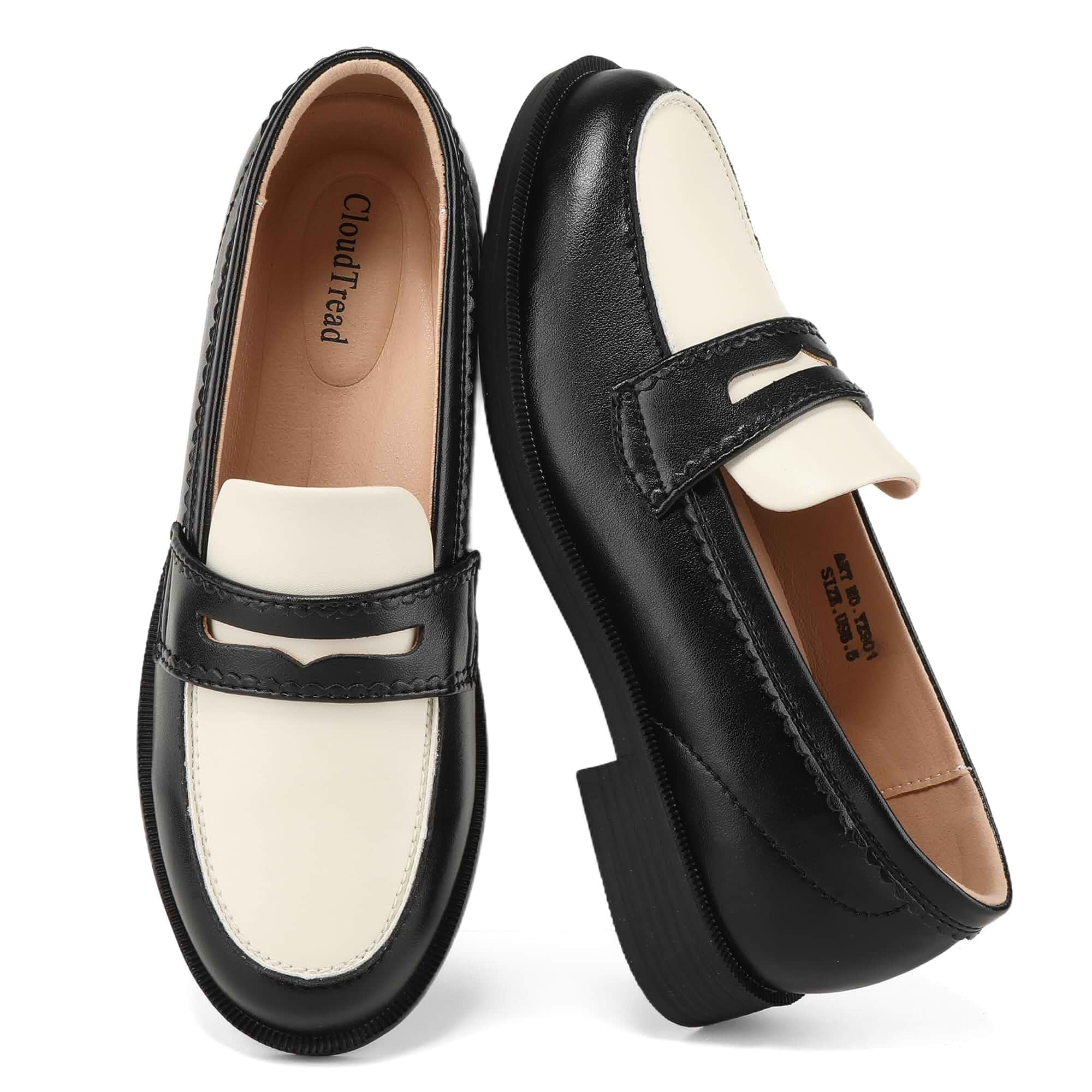 Loafers for Women Comfortable Dress Leather Womens Loafers Lightweight Loafers,Penny Loafers for Women,Moccasins Women,Women's Loafers And Slip-ons,Comfortable Dressy