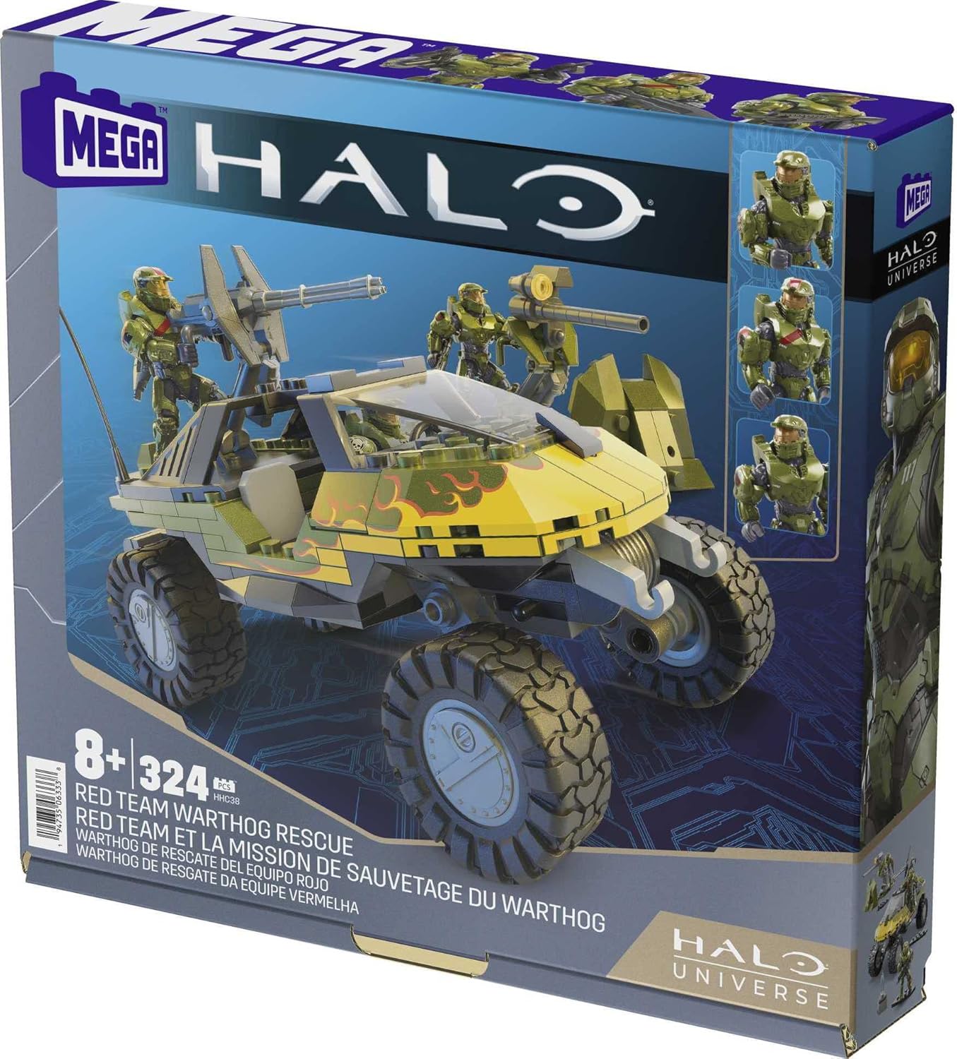 Mega Halo Red Team Warthog Rescue 324 Pieces