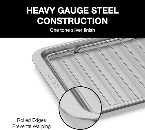 Cuisinart Chef's Classic Toaster Oven Non-Stick Broiler Pan w/Rack - Thumbnail 4