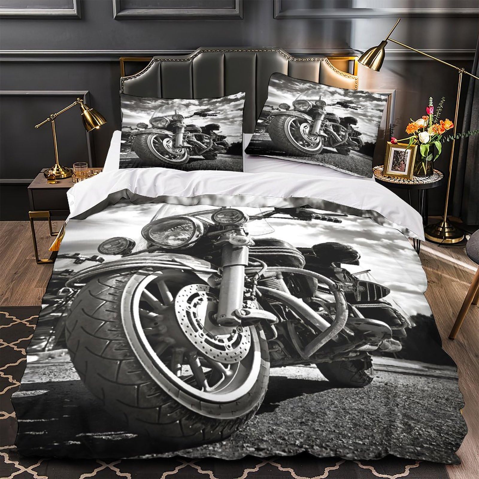 Housse de couette pieuvre en microfibre 3D pour la chambre d'un ado passionné de musique