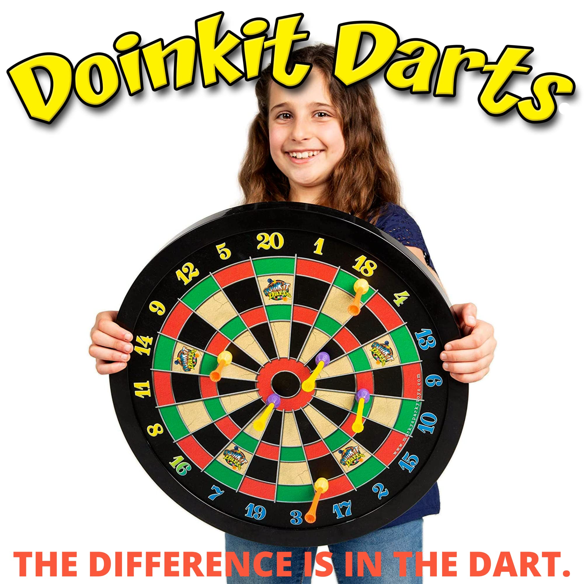 Amazon.com: Doinkit Dart Magnetic Dartboards - Large Premium