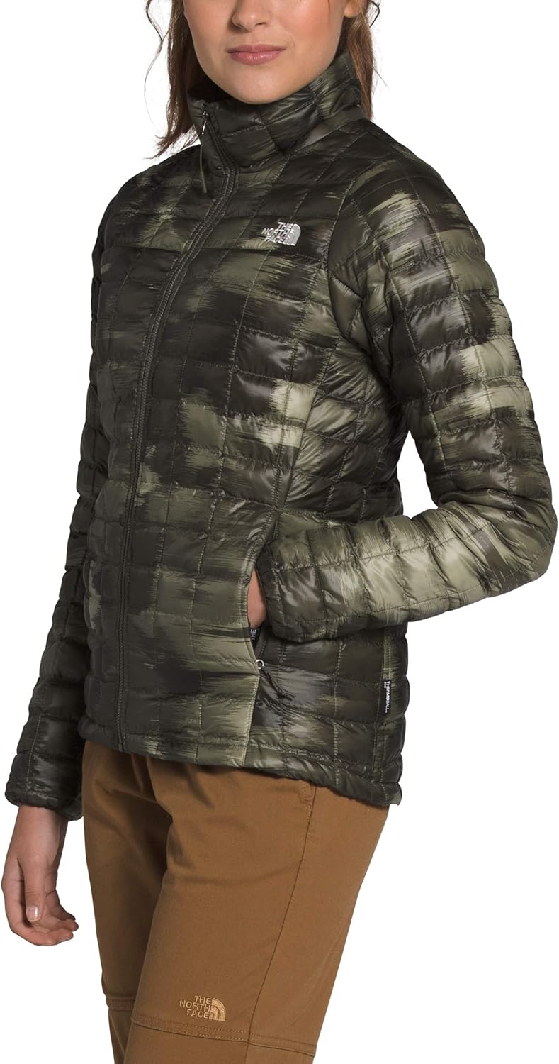 Women's Thermoball Eco Jacket - Tin Grey X-Small Taupe Grn Ikat Pt Matte