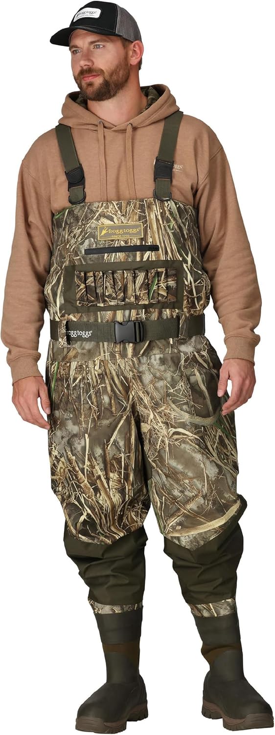 FROGG TOGGS Men's Grand Refuge 3.0 Waterproof Bootfoot Wader for Hunting with Removable Insulation Liner