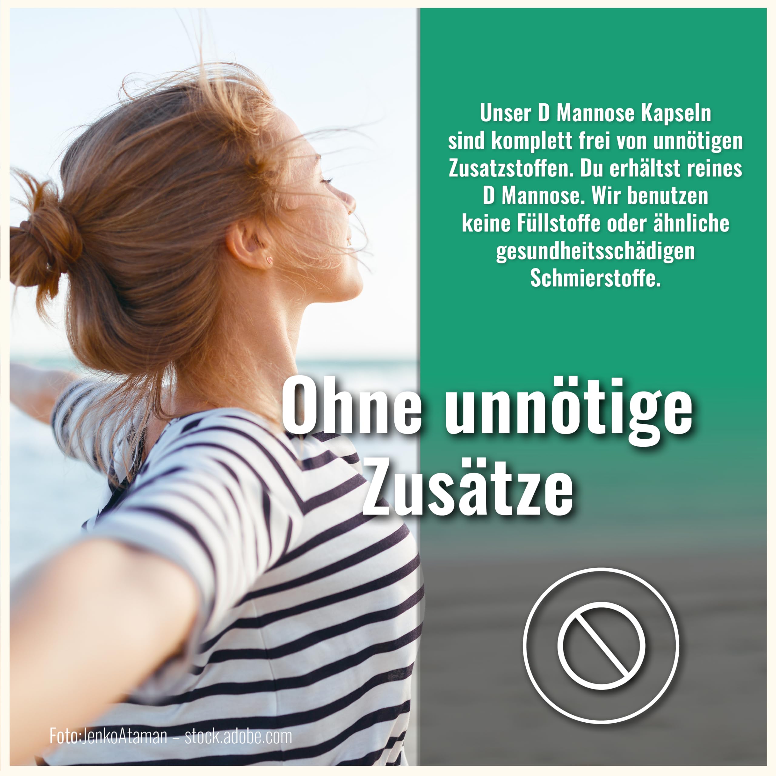 120 D Mannose Kapseln - vegan - 1500 mg Pro Tagesportion (2 Kapseln) - D Mannose Abgefüllt In Deutschland (Packung mit 2)