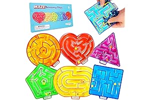 Sensory Fidget Toys for Kids - Calming Gel-Filled Tactile Puzzle Labyrinth
