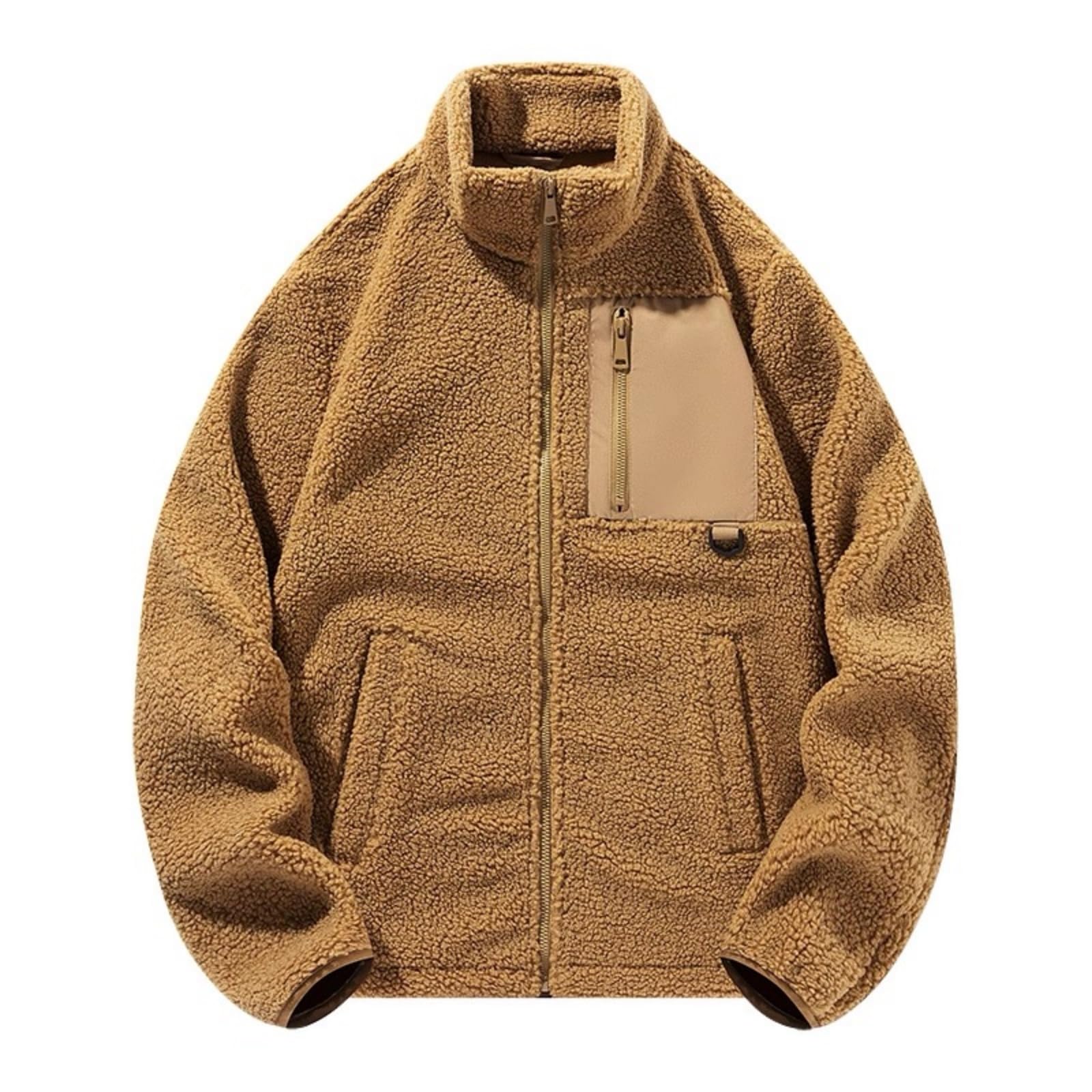 Amazon | [JOMLUN] ボアフリース レディース メンズ 男女兼用 冬 防寒