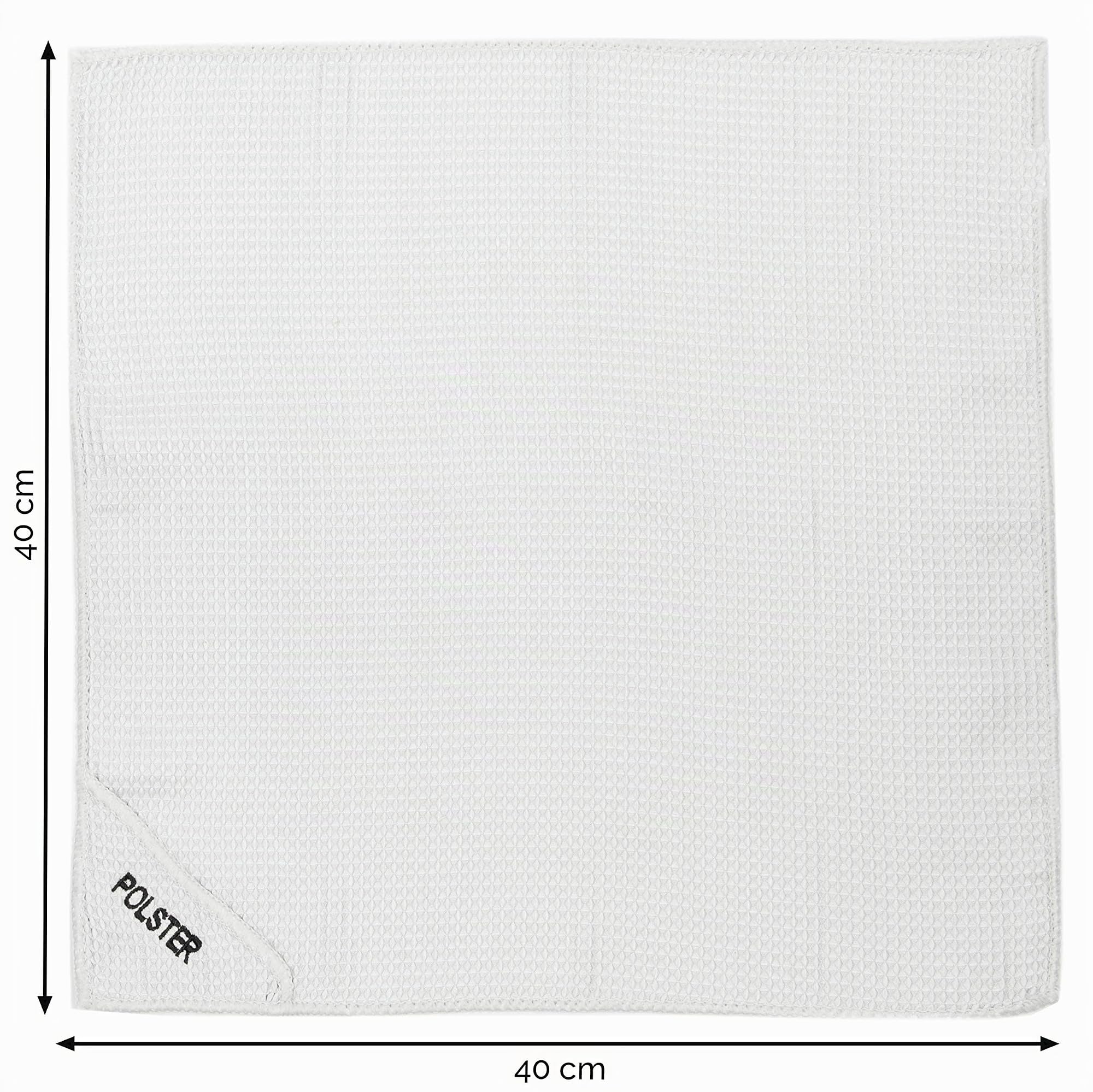 Zollner Kit de 6 bayetas de microfibra para limpiar el coche, 40x40 cm