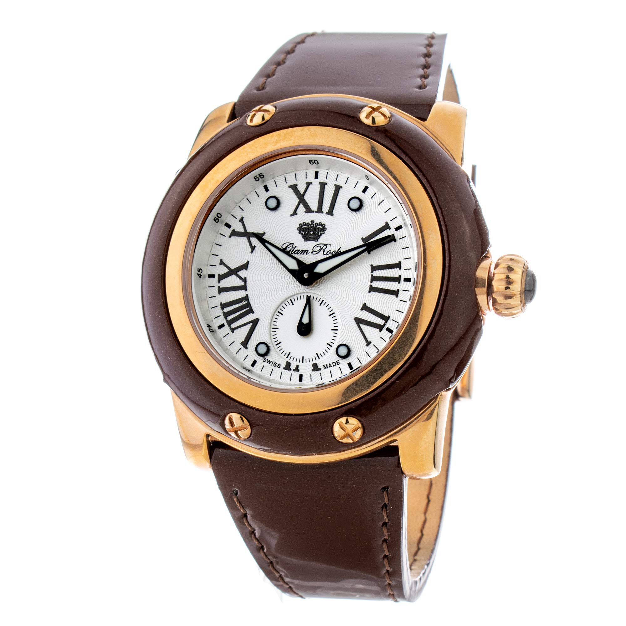 Glam Rock gr10034 Montre Femme, diamètre 46 mm, Multicolore