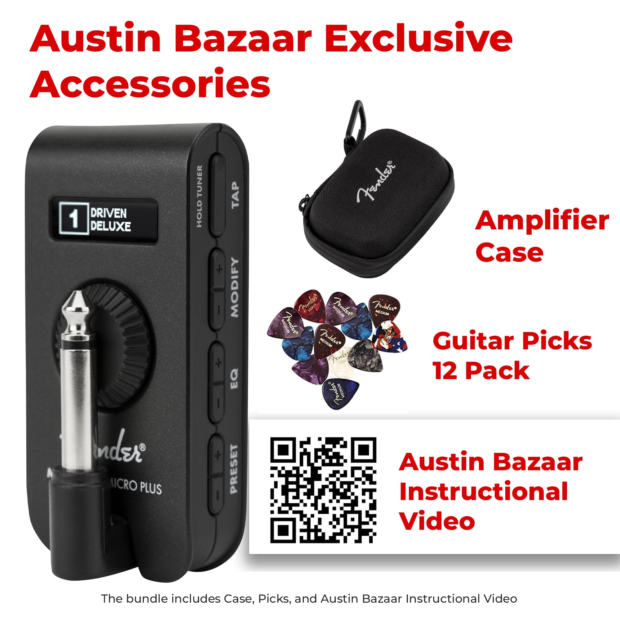 Fender Mustang Micro Plus | Bax Music Fender Mustang Micro Plus | Bax Music