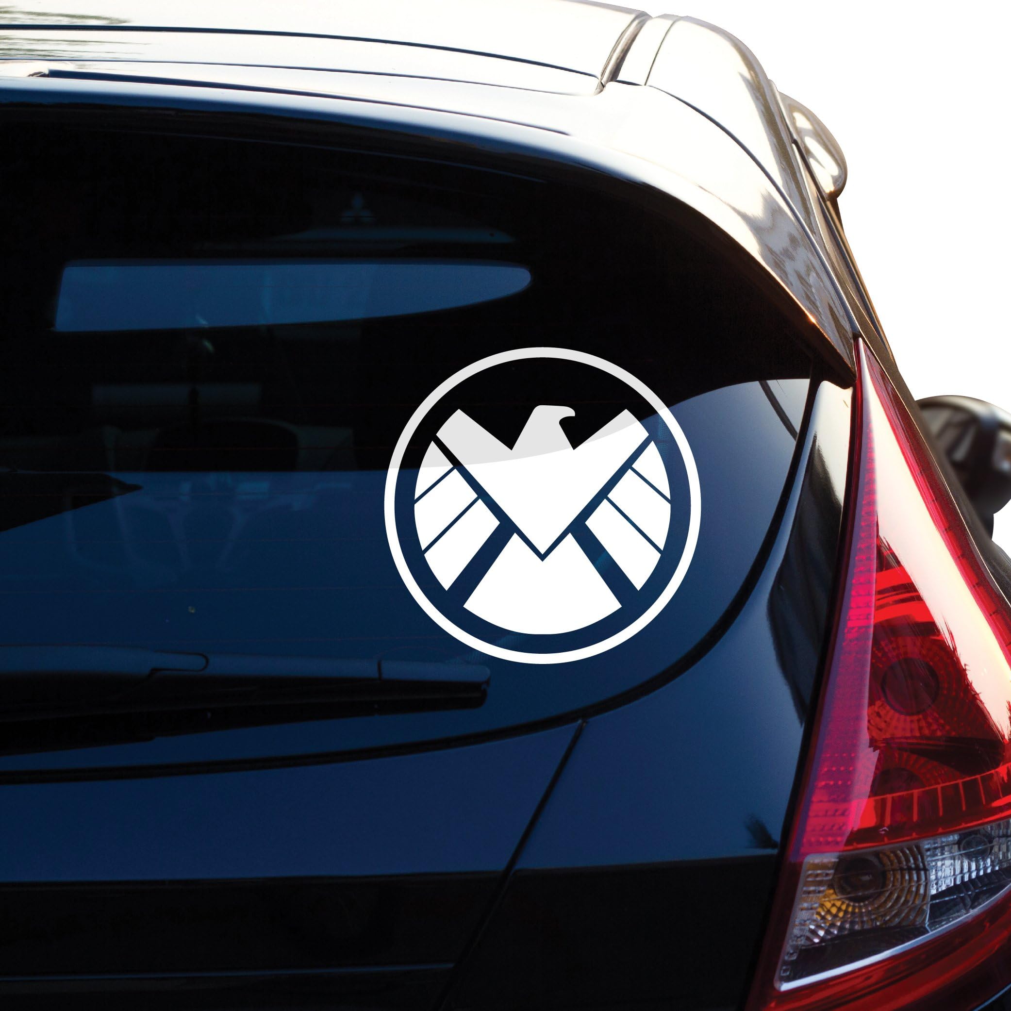 Yoonek Graphics Agents of Shield Decal Sticker for Car Window, Laptop, Motorcycle, Walls, Mirror and More. # 514 (4", White)