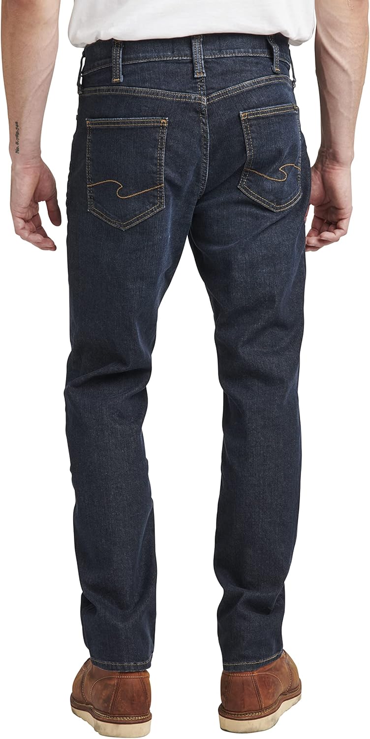 Silver Jeans Co. Men's The Athletic Fit Tapered Leg Jeans - Legacy