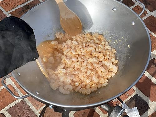 Miniatura 7 de King Kooker 24WC horno portátil de propano para exterior, gran resistencia, 24 pulgadas, con wok de acero de 18 pulgadas