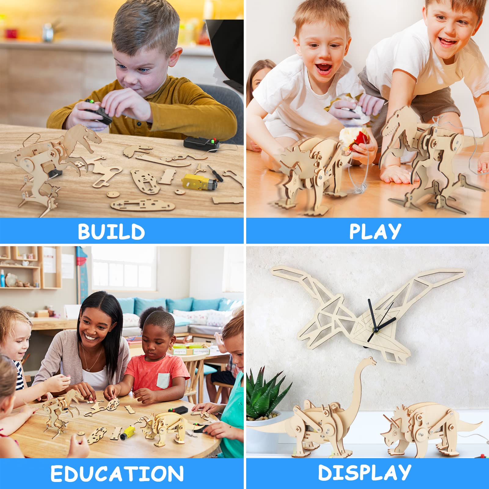 Educational Electricity Project Ages 8-12 STEM Wooden Light Tower Kit ...